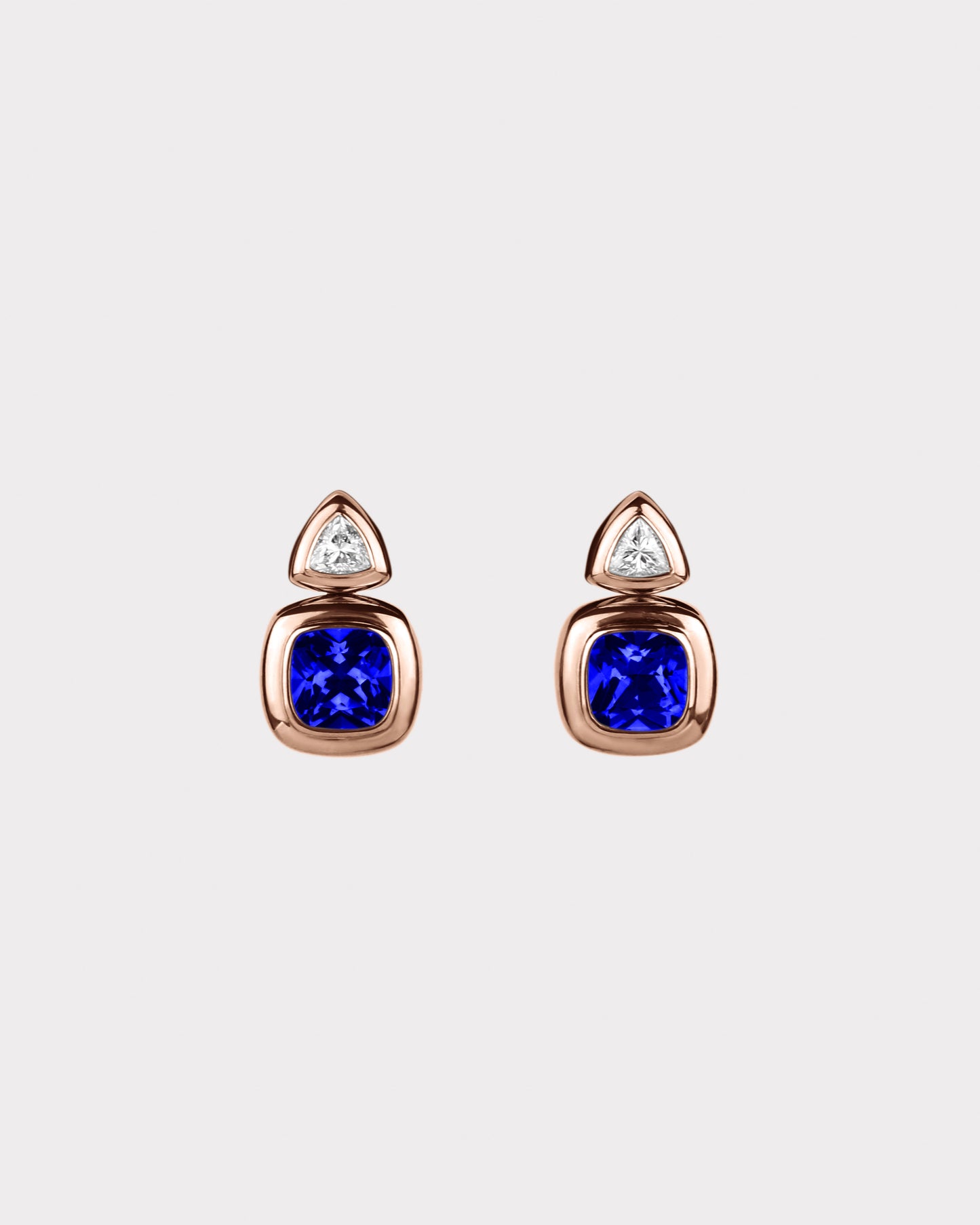 Puff Drop Earrings in 18K Gold