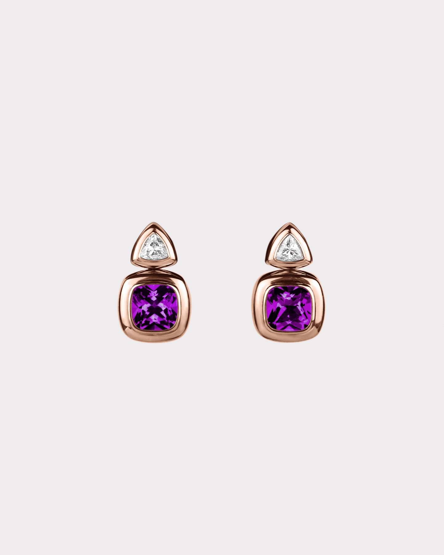 Puff Drop Earrings in 18K Gold