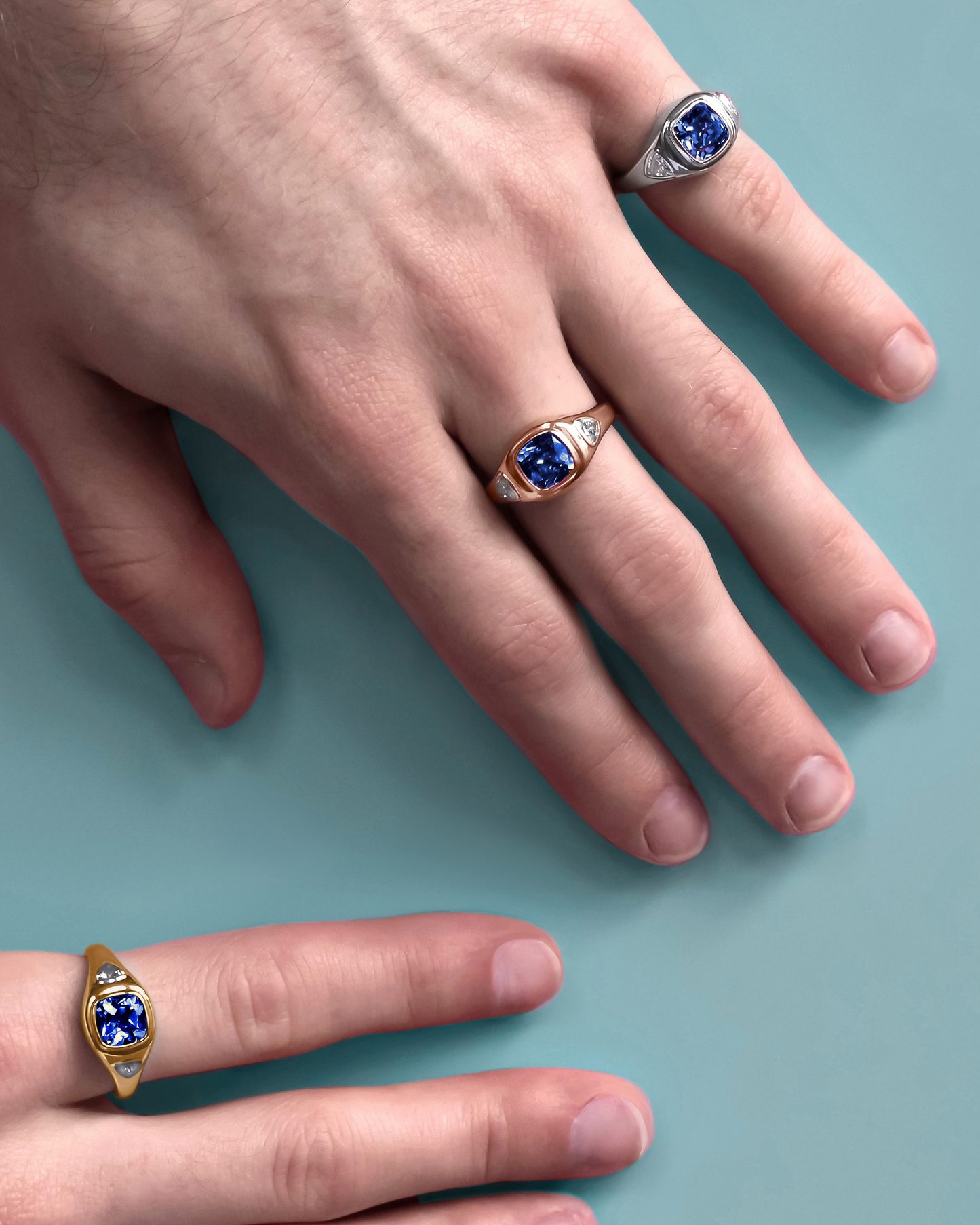 Puff Ring in 18K Gold