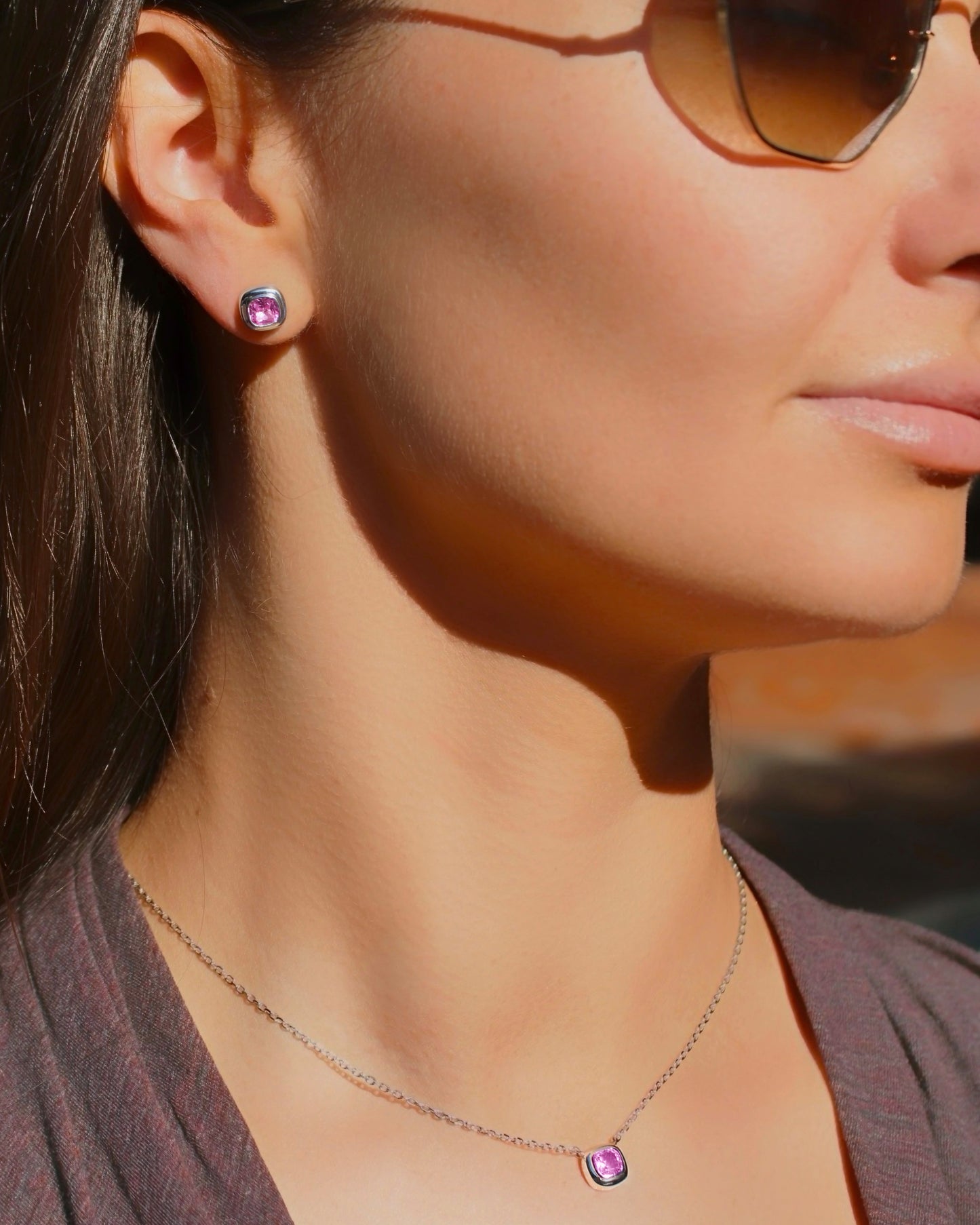 Puff Pendant in 18K Gold
