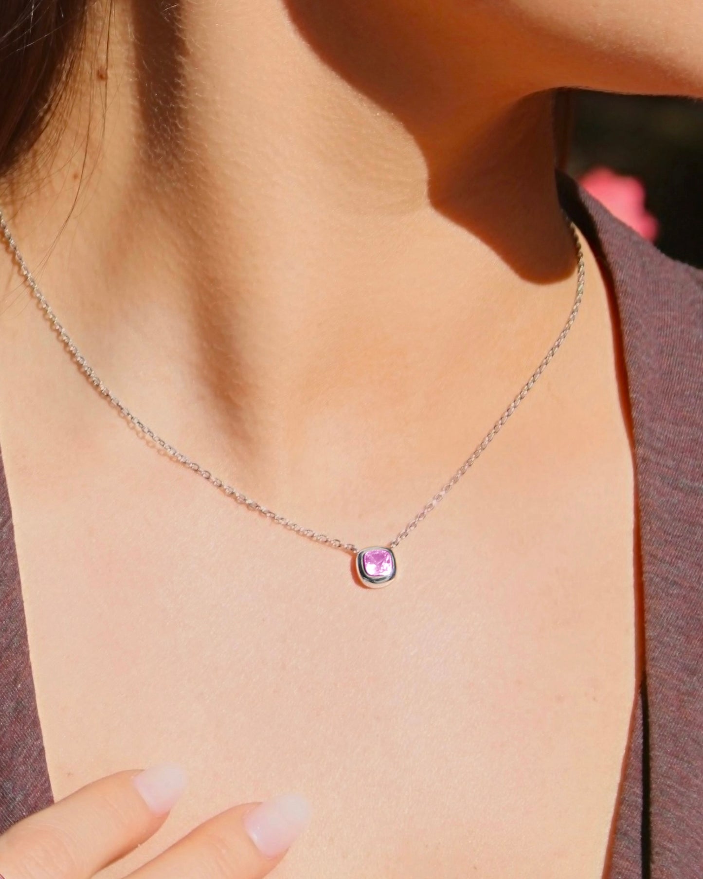 Puff Pendant in 18K Gold