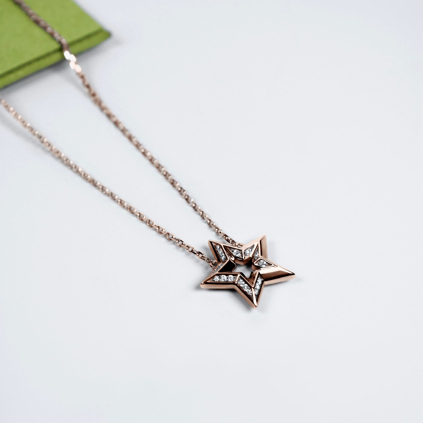 Lucky Star Diamond Pendant in 18K Gold