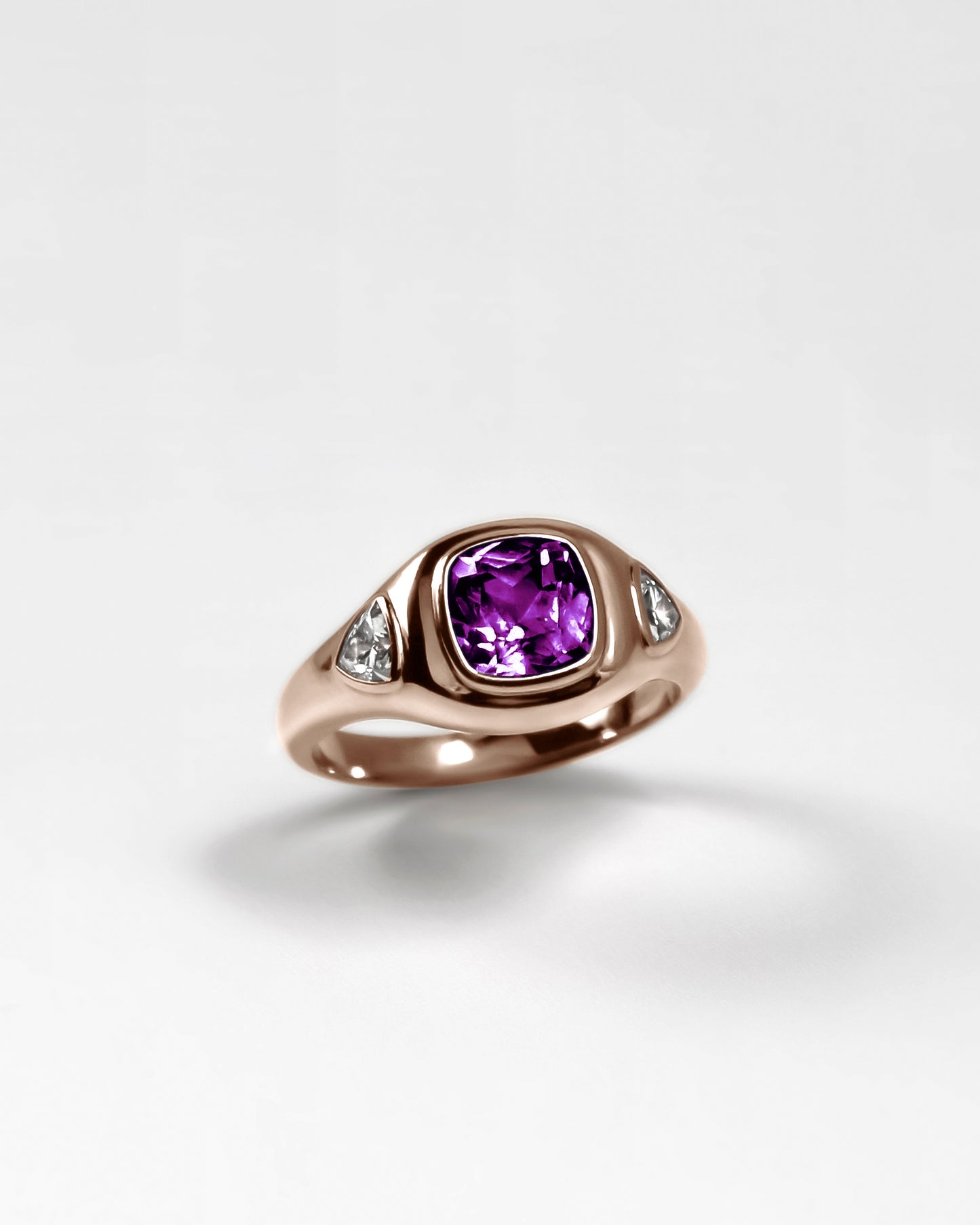 Puff Ring in 18K Gold