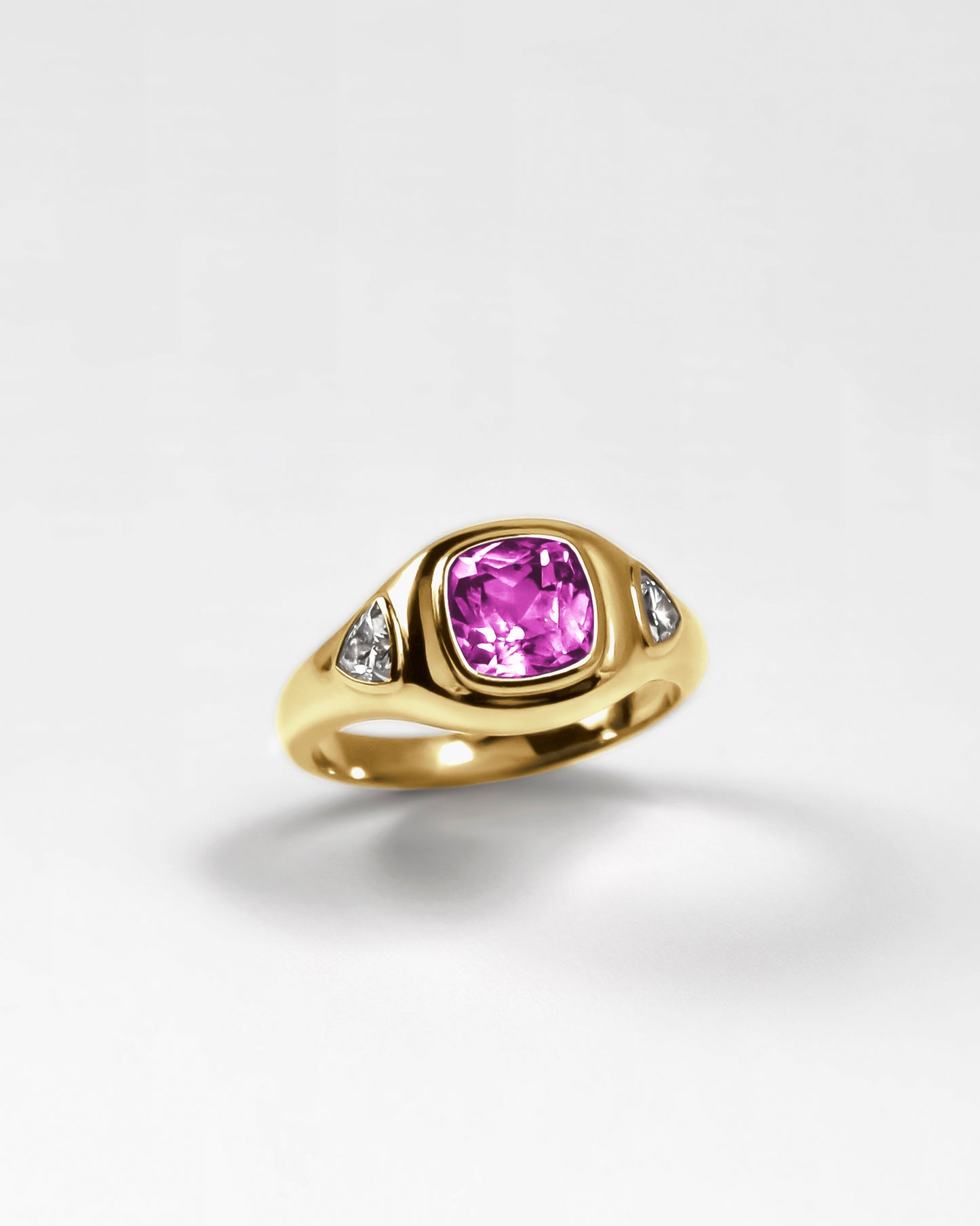 Puff Ring in 18K Gold