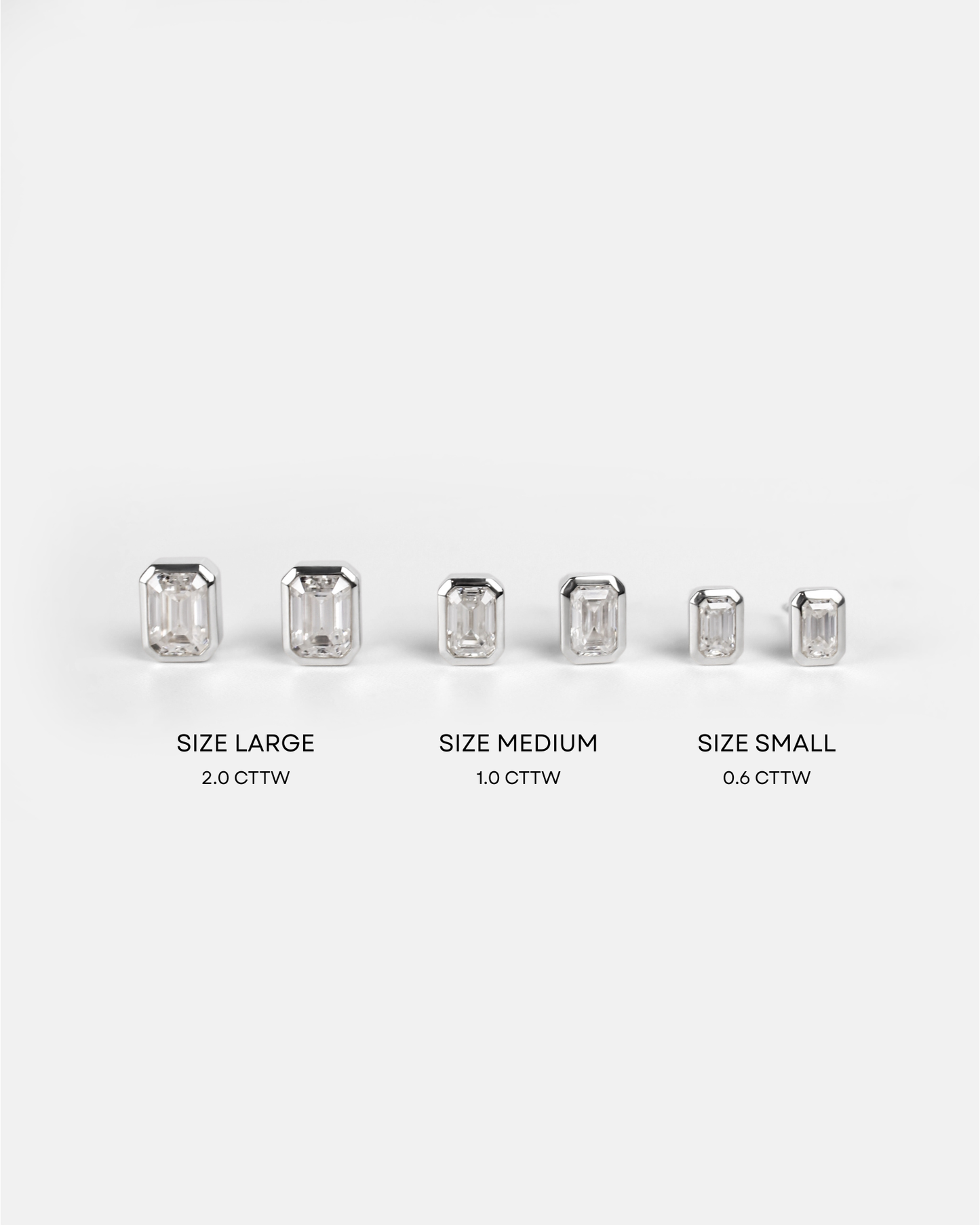 Brix Stud Earrings in 18K Gold