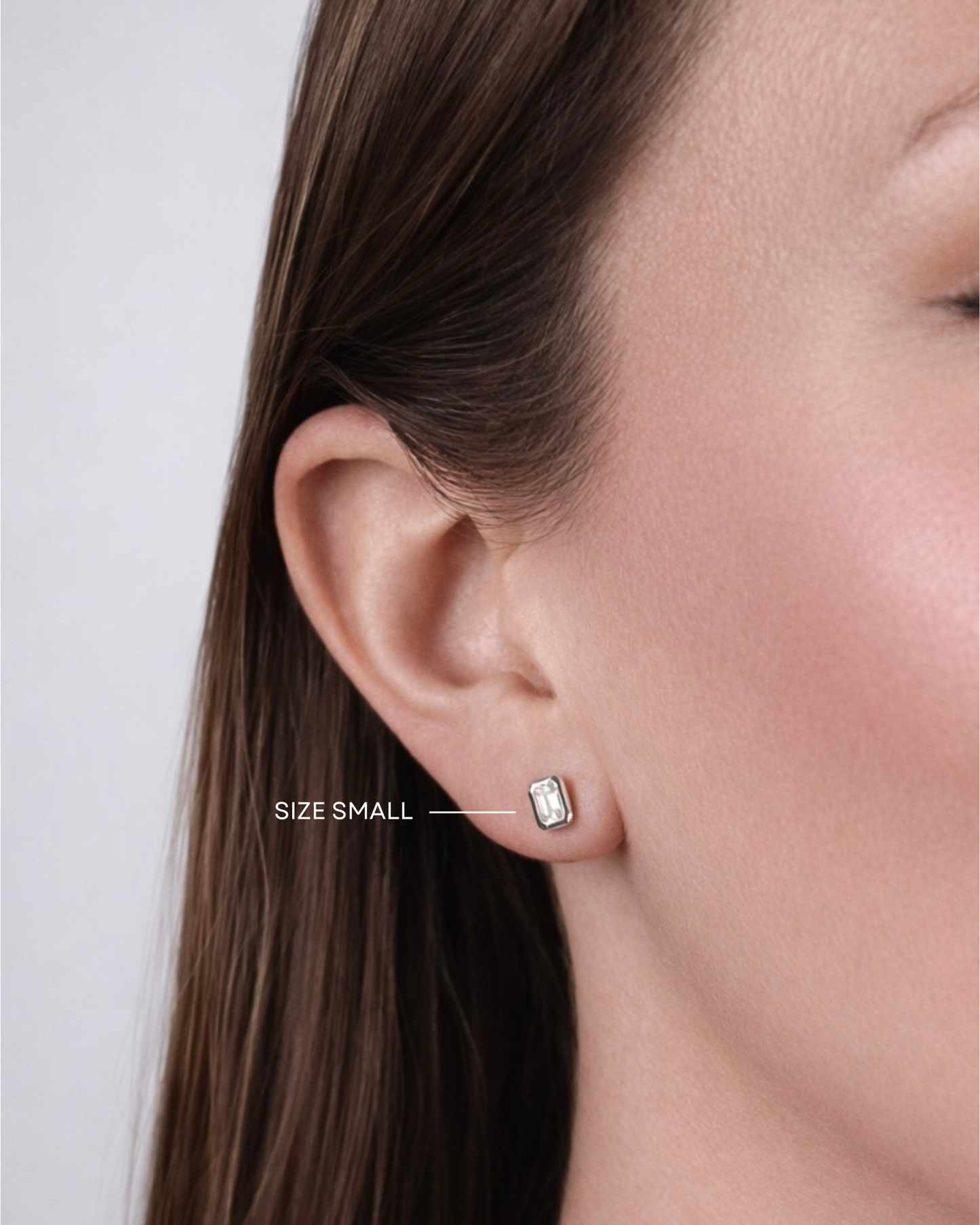 Brix Stud Earrings in Sterling Silver