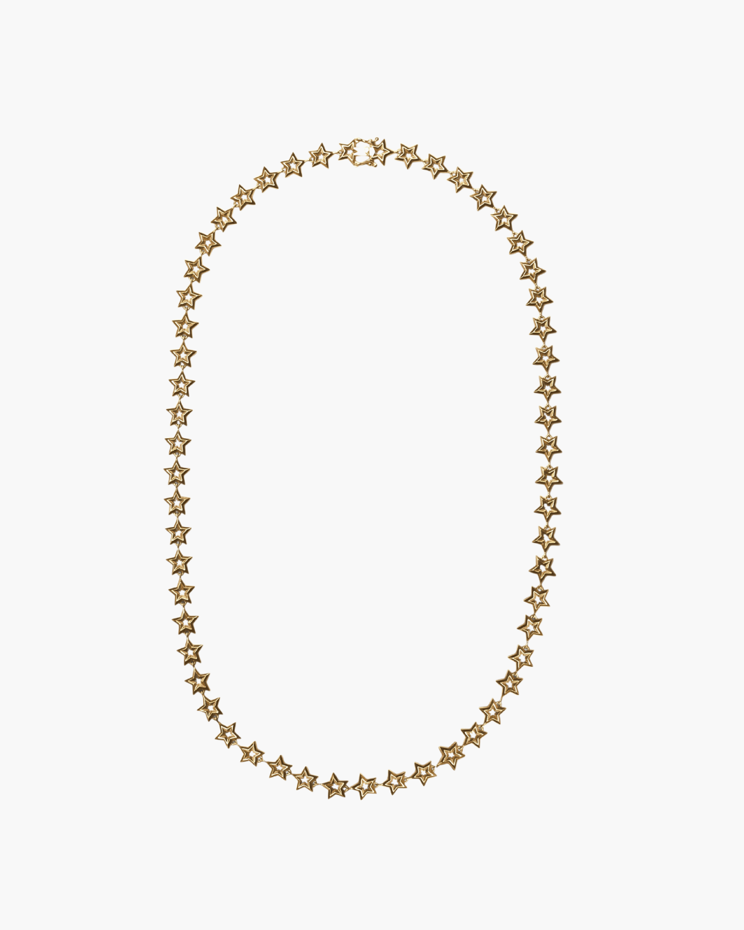 Star Link Necklace in 18K Gold