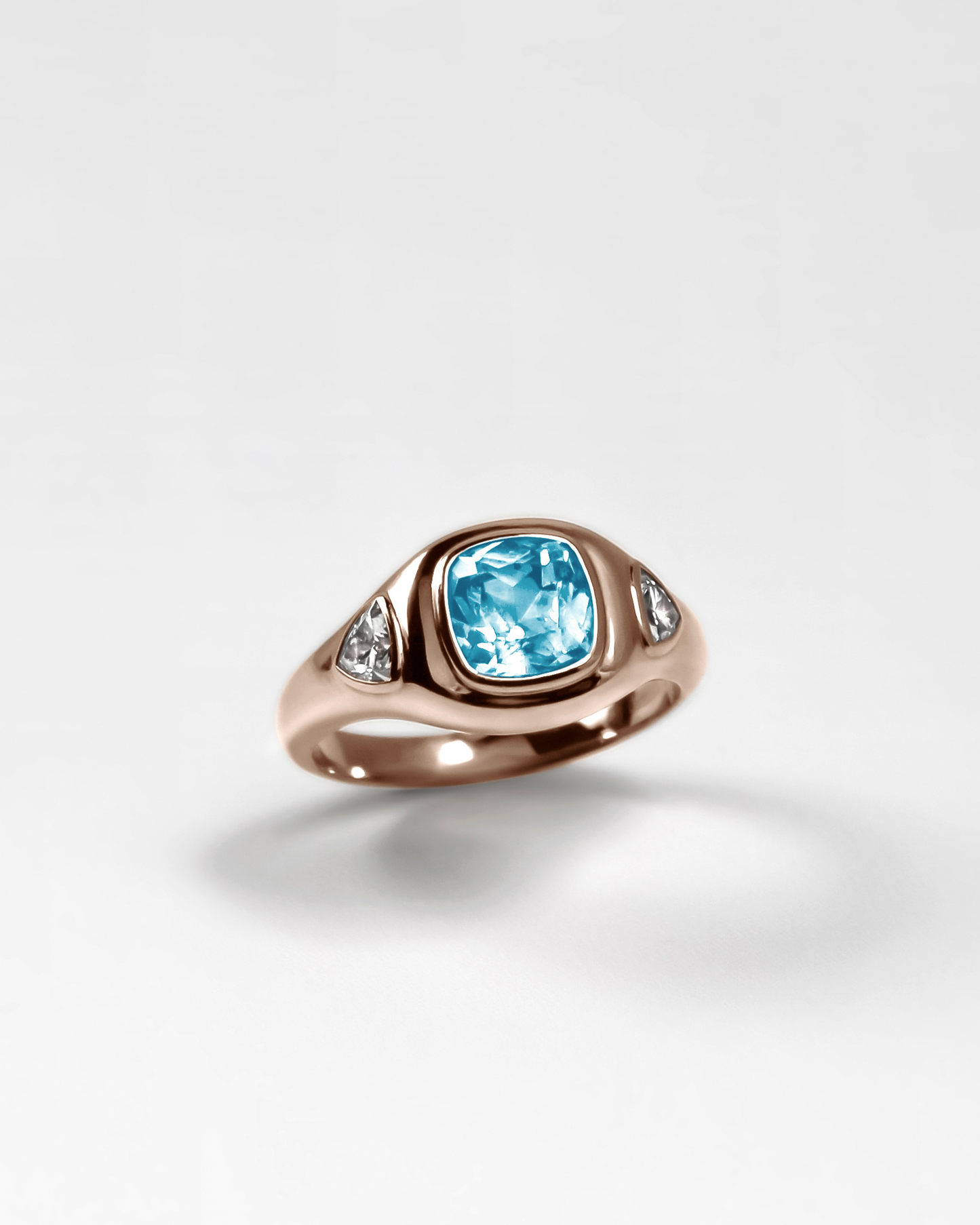 Puff Ring in 18K Gold