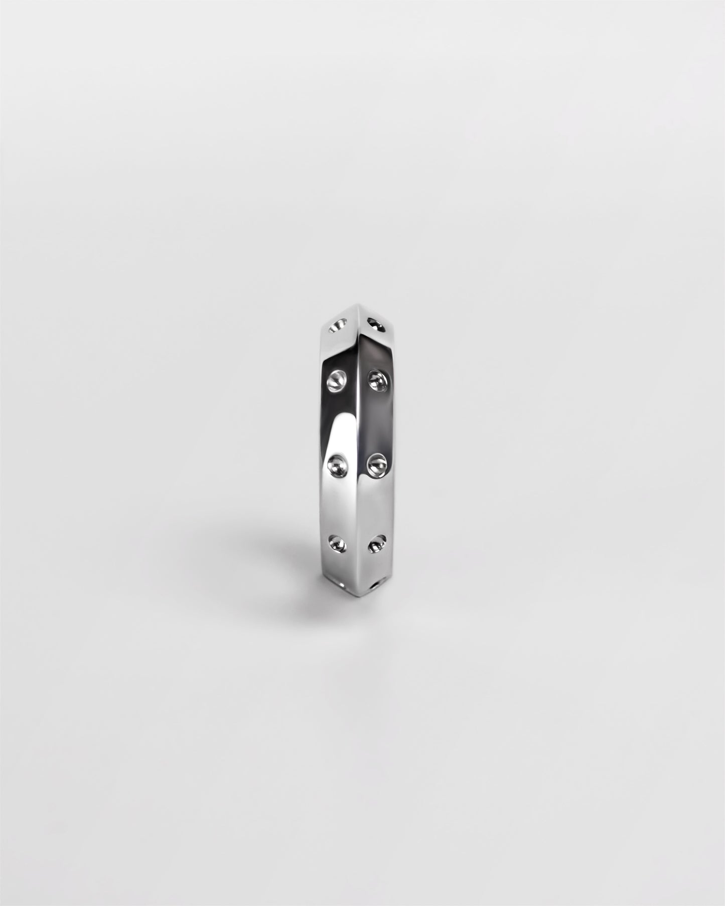 Rivet Ring in Sterling Silver