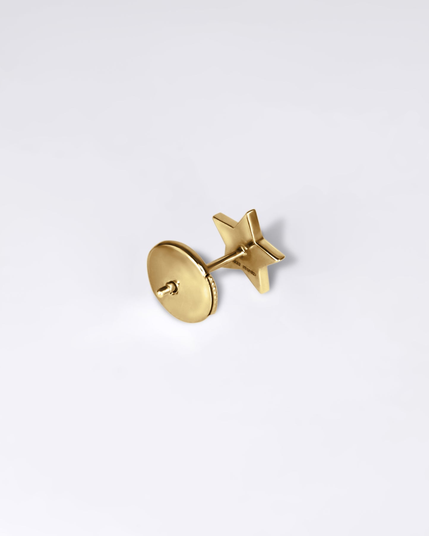 Diamond Star Stud Earrings in 18K Gold