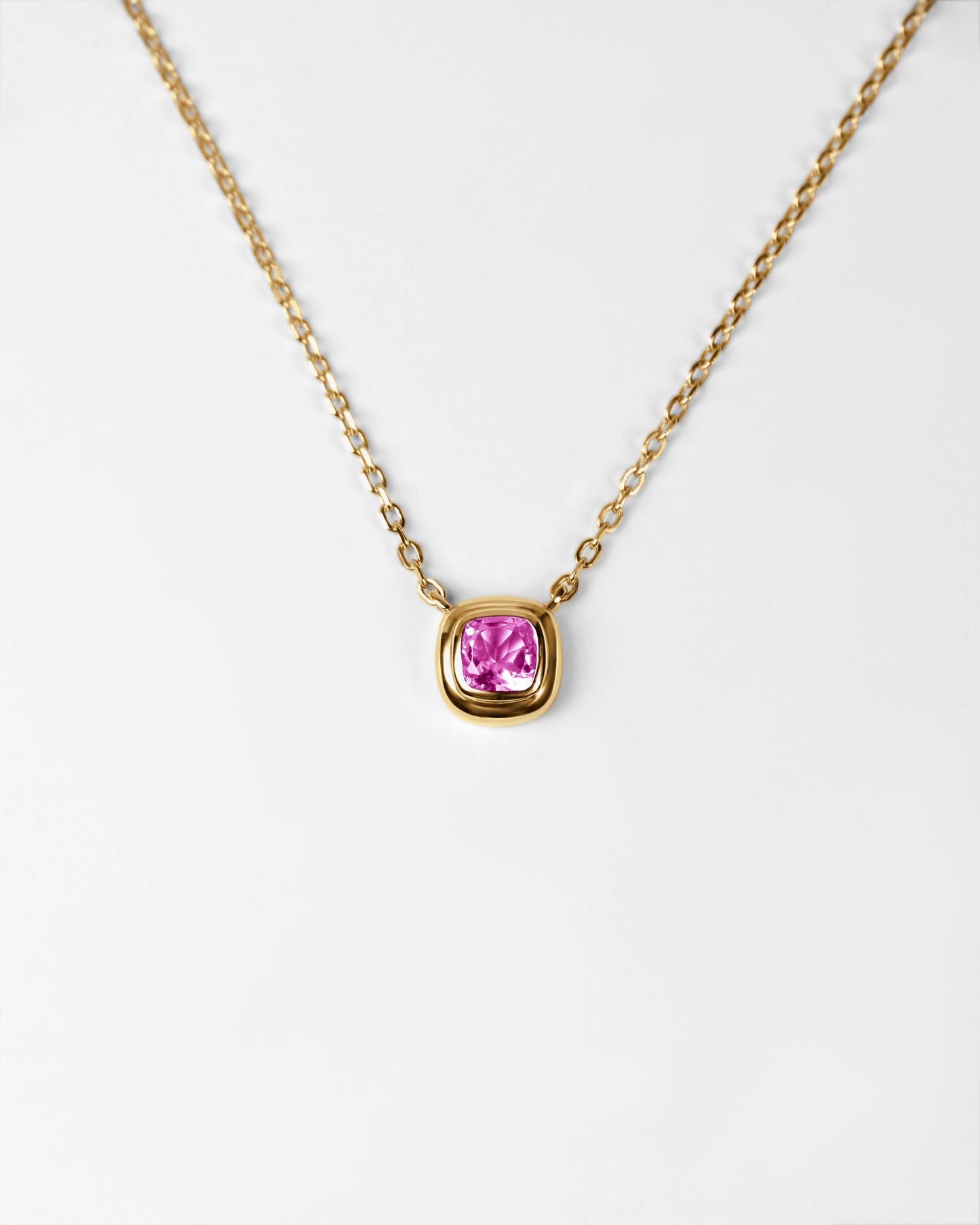 Puff Pendant in 18K Gold
