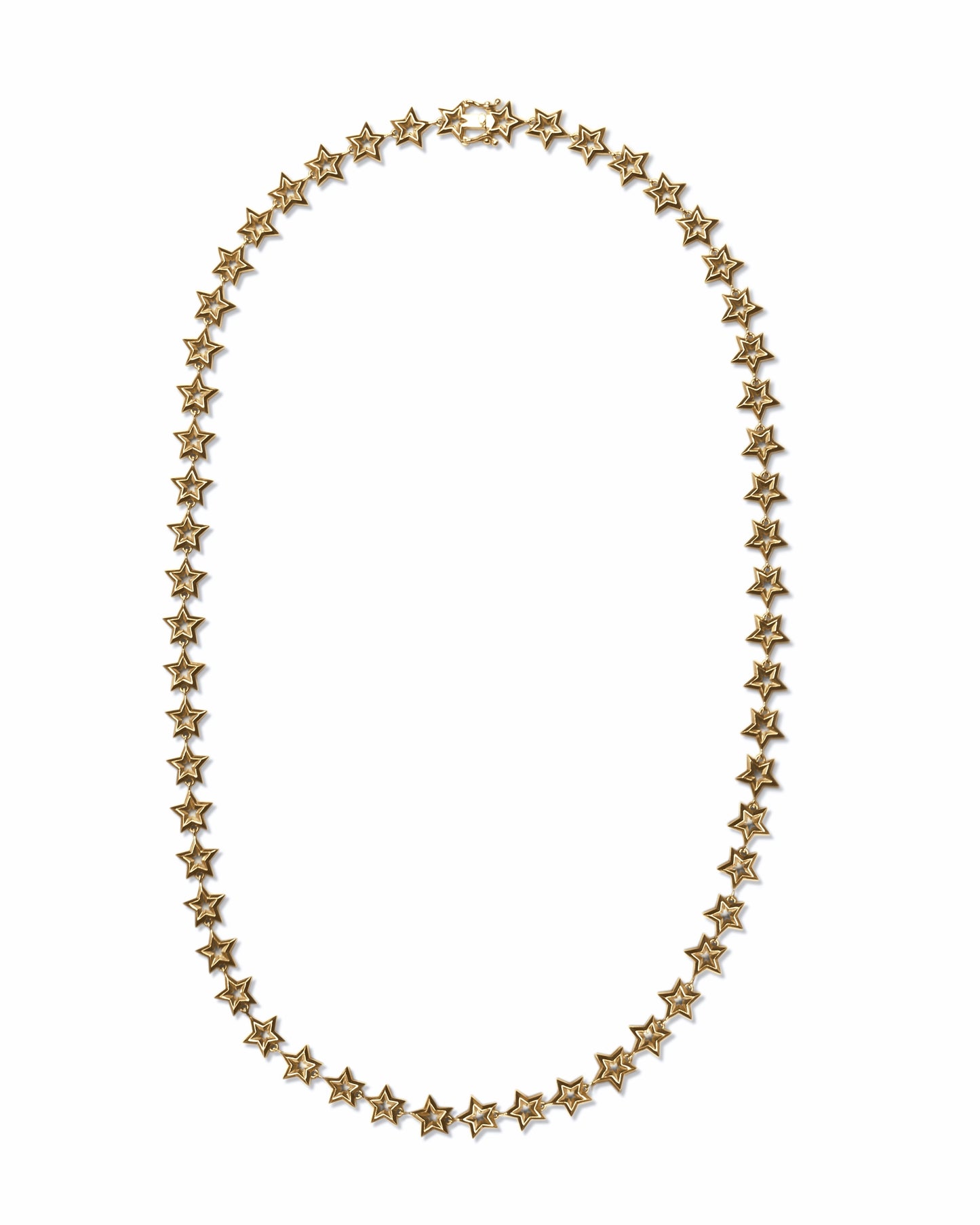 Star Link Necklace in 18K Gold