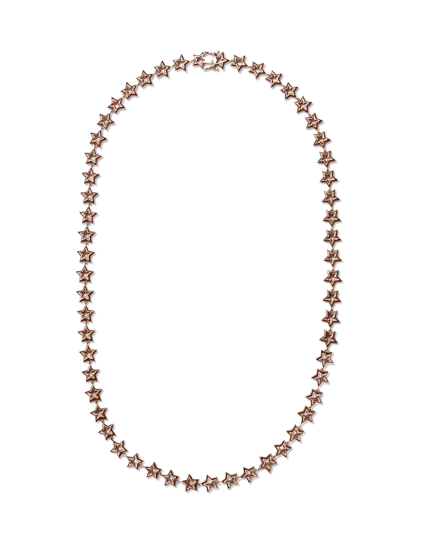 Star Link Necklace in 18K Gold