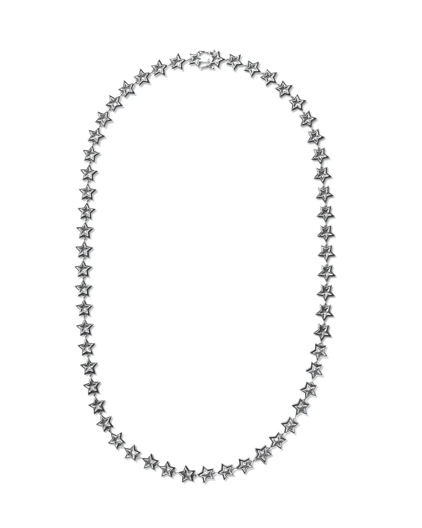 Star Link Necklace in 18K Gold