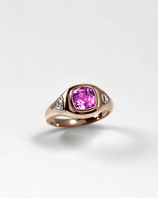 Puff Ring in 18K Gold