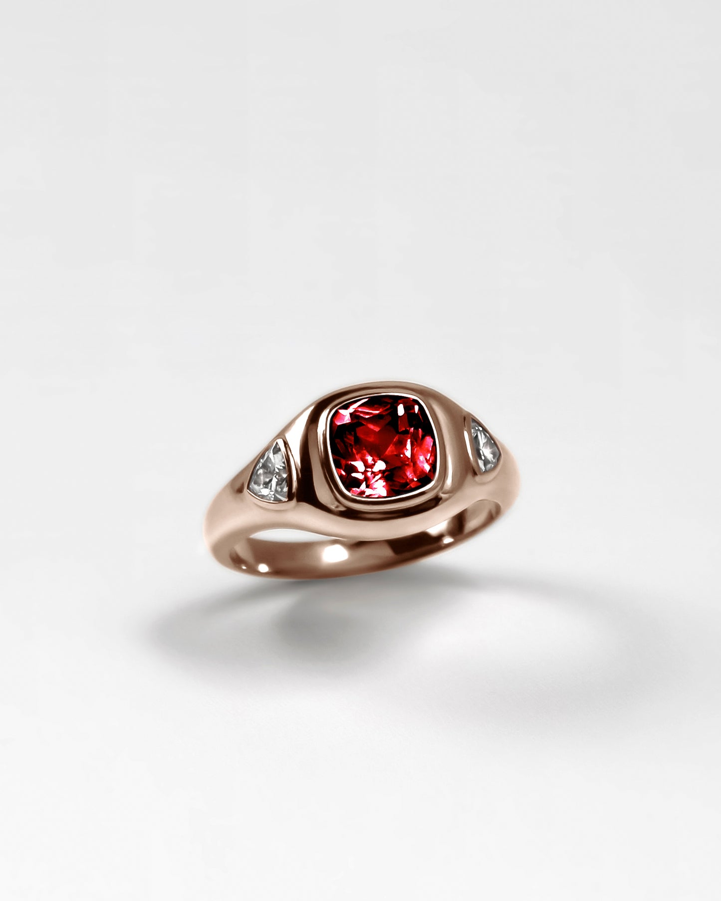 Puff Ring in 18K Gold