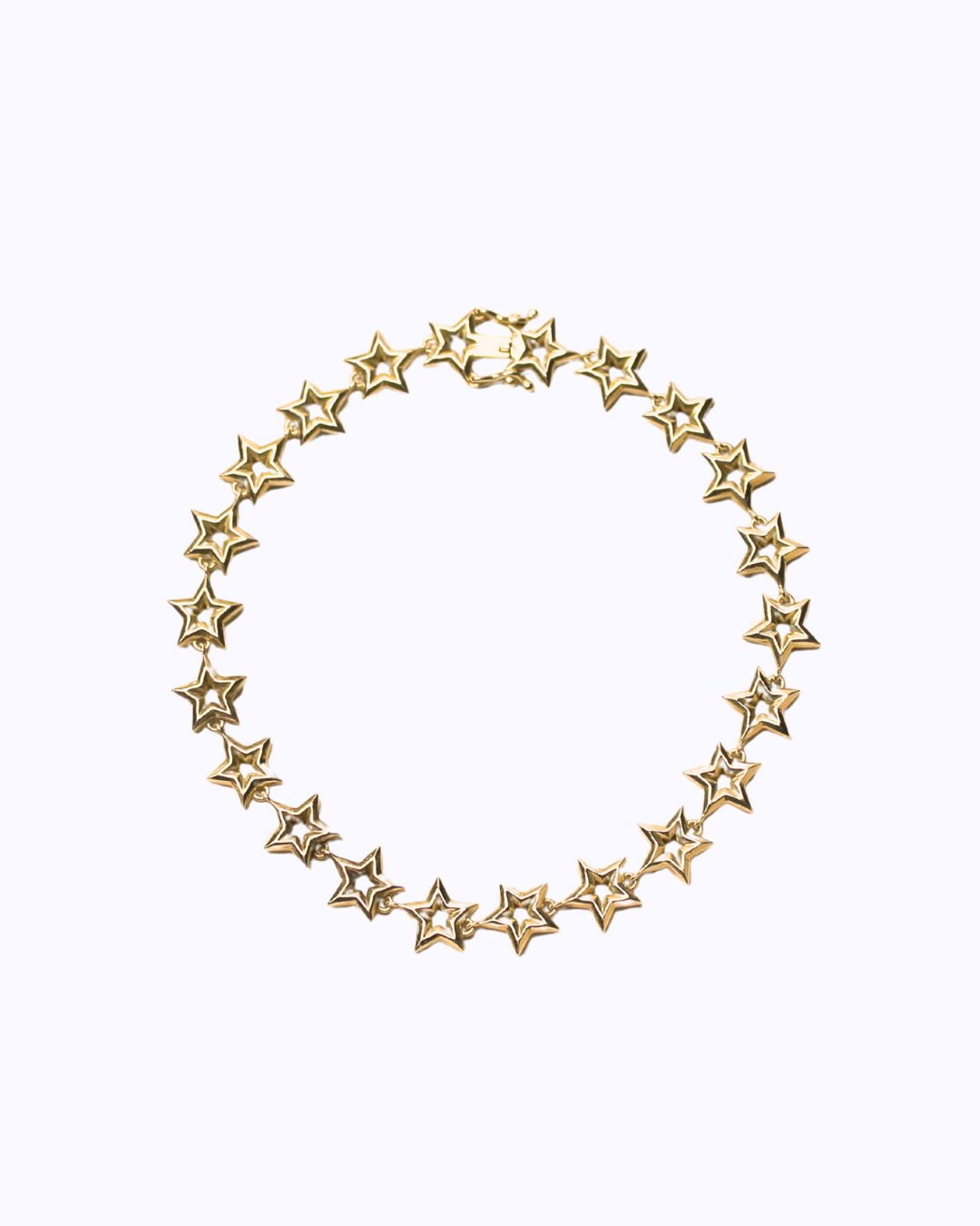 Star Link Bracelet in 18K Gold
