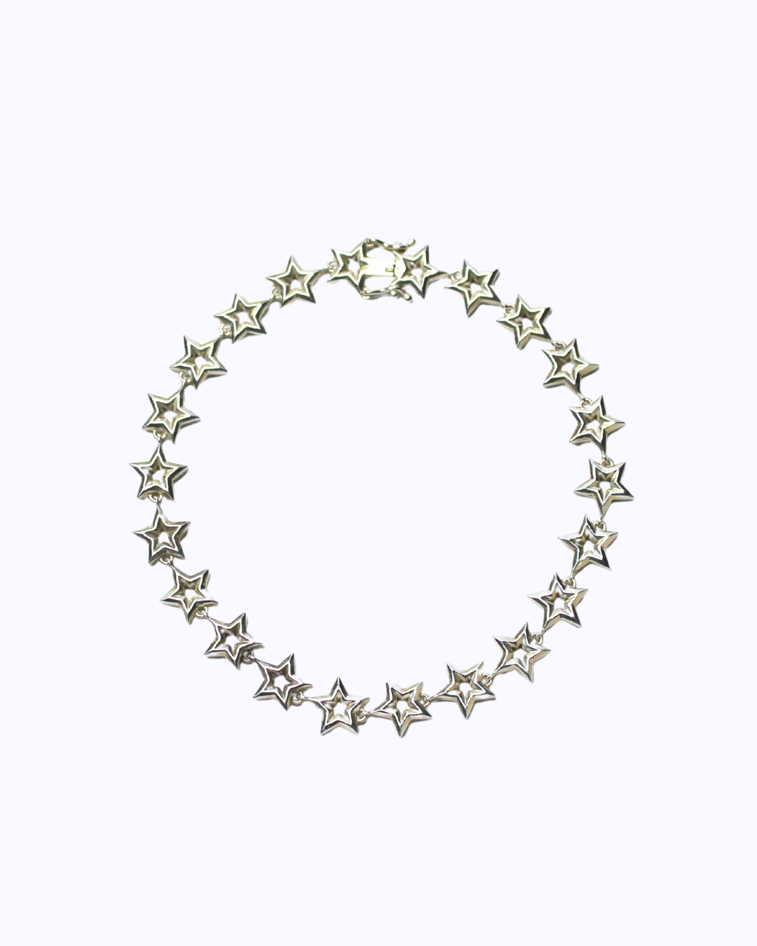 Star Link Bracelet in Sterling Silver