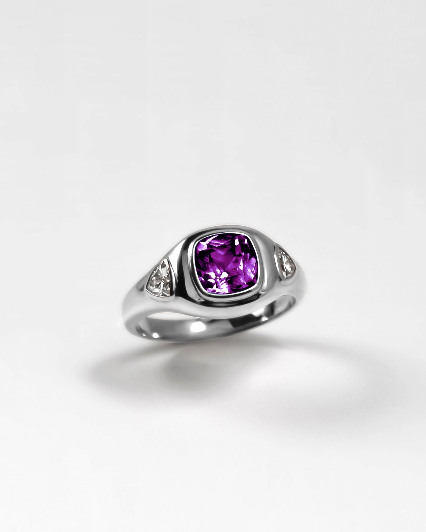 Puff Ring in Sterling Silver
