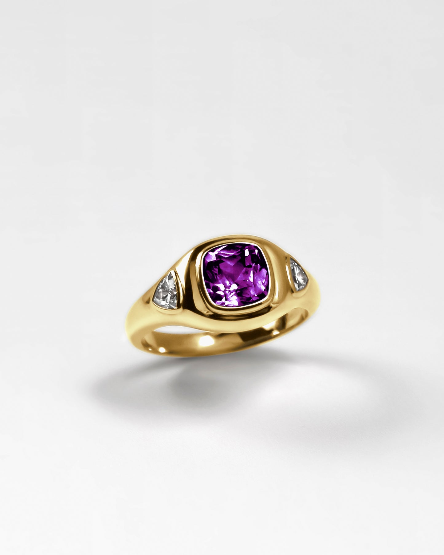 Puff Ring in 18K Gold